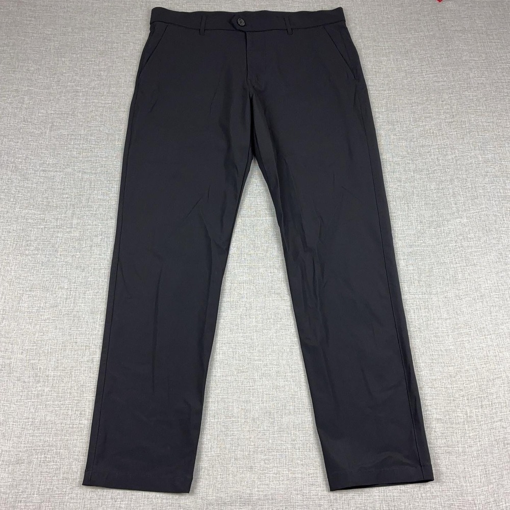 Greyson Montauk Golf Pants Mens 34x30 Black Performance Stretch Trouser